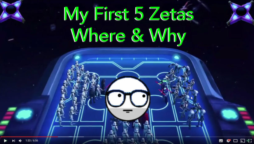 My first 5 zetas Abilities